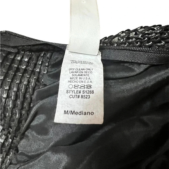 Gracie black two layered women’s skirt size M - Picture 4 of 5